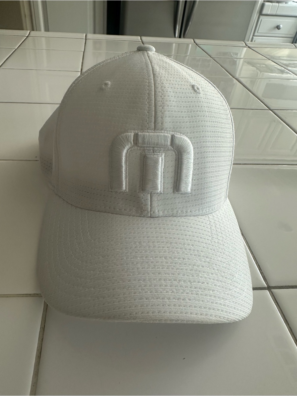Travis Mathew White Performance Golf Hat